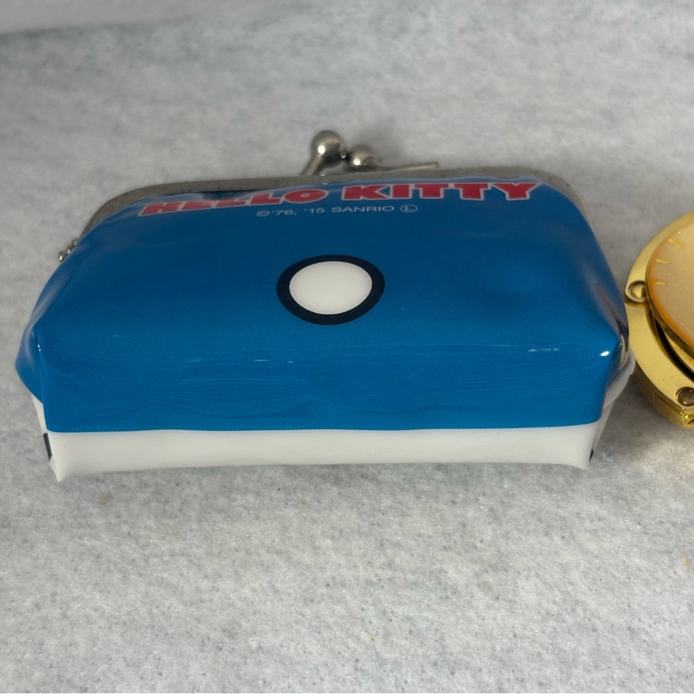 SOLD SET OF 3 HELLO KITTY Kiss Lock Pouch Keychain Bag Gold Hanger Bunny Charm - Picture 11 of 15